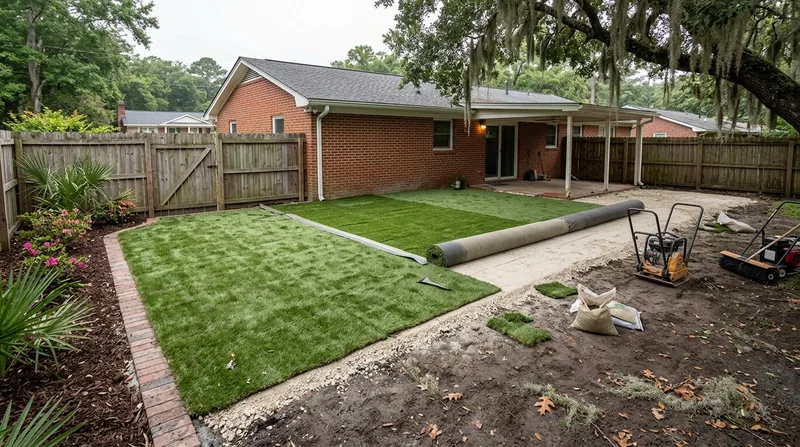Residential Artificial Grass Installation Charleston