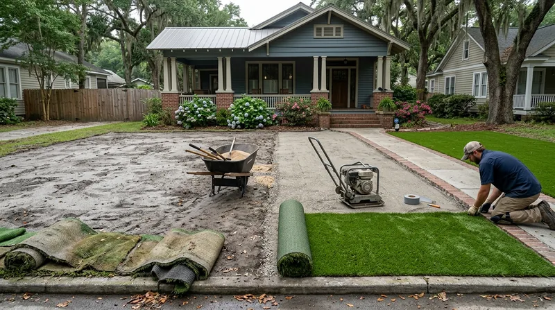 Turf Removal, Replacement & Lawn Conversion Charleston