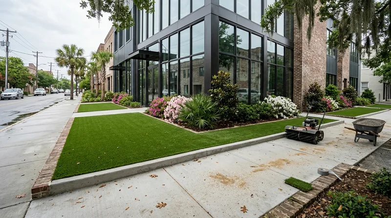 Commercial Artificial Grass Installation Charleston